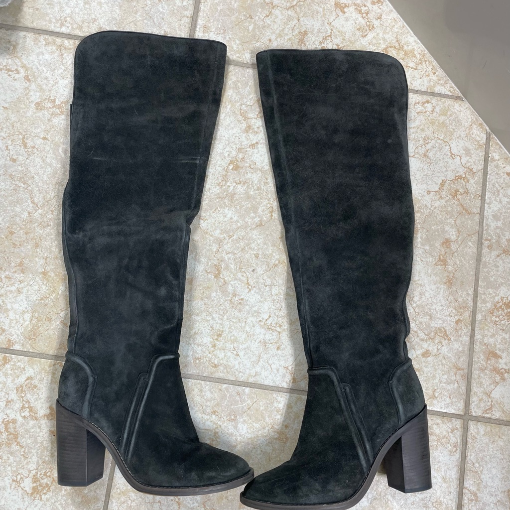 Vince Camuto - Grey Suede Tall Boots